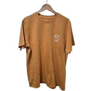Alpine design‎ Men Large golden honey short sleeve Graphic Tee